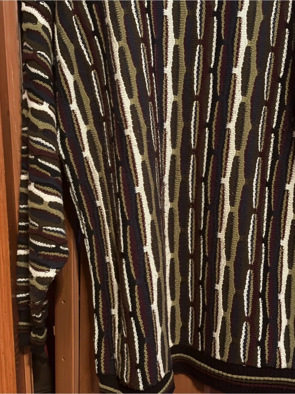 90s Protege Men's Vintage COOGI Carlo Colucci Style 3d Knit Sweater XL